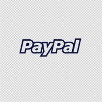 Paypal Logo Emblems Vinyl Decal Sticker