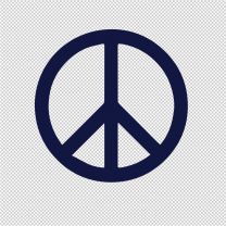 Peace Shapes Symbols Vinyl Decal Sticker