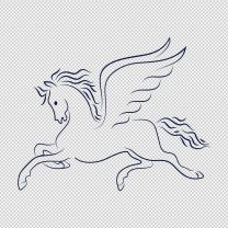 Pegasus Shadow Decal Sticker