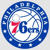 Philadelphia 76ers Basketball Team Logo Decal Sticker