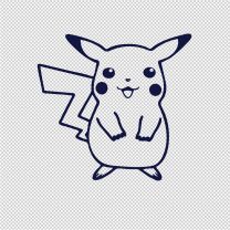 Pikachu Character & Games Vinyl Decal Sticker