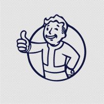 Pipboy Character & Games Vinyl Decal Sticker