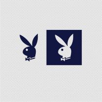 Playboy Logo Emblems Vinyl Decal Sticker