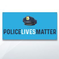 Police Lives Matter Digitally Printed Banner