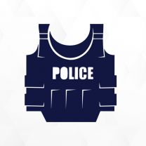 Police Vest  law Enforcement Vinyl Decals Stickers