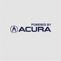 Powered By Acura Window Vinyl Decal Sticker