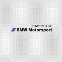 Powered By Bmw Motorsport Window Decal Sticker