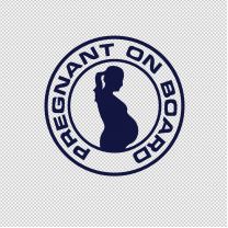 Pregnant Events Vinyl Decal Stickers