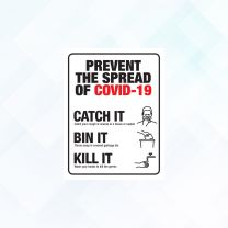 Prevent The Spread Of Covid 19 Vinyl Sticker