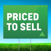 Priced To Sell Digitally Printed Street Yard Sign