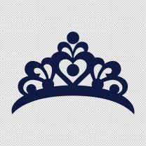 Princess Tiara Crown Decal Sticker 