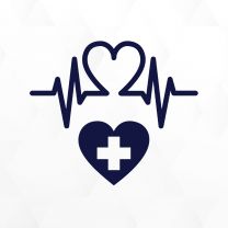 Pulse Heart Ambulance Decal Sticker