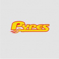 Pypes Racing Logo Decal Sticker