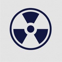 Radioactive Shapes Symbols Vinyl Decal Sticker
