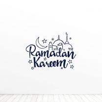 Ramadan Kareem Arabic Muslim Lanterns Quote Vinyl Wall Decal Sticker