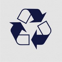 Recycle Shapes Symbols Vinyl Decal Sticker