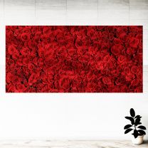 Red Roses Flowers Graphics Pattern Wall Mural Vinyl Decal
