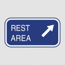 Rest Area Decal Sticker