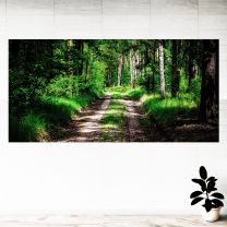 River Walk Trail Scenery Forest Road Graphics Pattern Wall Mural Vinyl Decal