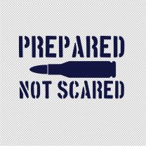 Scared Military Vinyl Decal Sticker