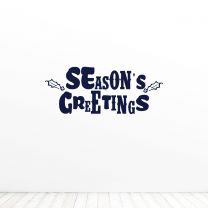 Seasons Greetings Quote Vinyl Wall Decal Sticker