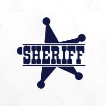 Sheriff Law Enforcement Vinyl Decals Sticker