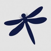 Simple Dragonfly Decal Sticker 
