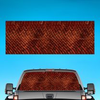 Snake Skin Pattern Graphics For Pickup Truck Rear Window Perforated Decal Flag