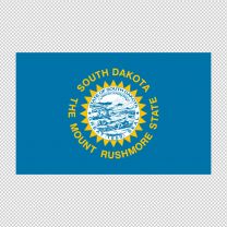 South Dakota State Flag Decal Sticker