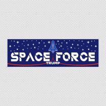Space Force Bumper Decal Sticker