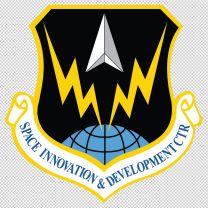 Space Innovation And Development Center Army Emblem Logo Shield Decal Sticker