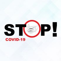 Stop Covid 19 Sticker Style3
