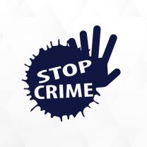 Strop Crime Law Enforcement Vinyl Decals Stickers