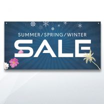 Summer Spring Winter Sale Digitally Printed Banner