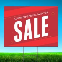 Summer Spring Winter Sale Digitally Printed Street Yard Sign