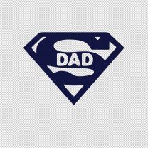 Super Dad Mother Father Vinyl Decal Stickers