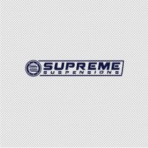Supreme Suspensions Racing Vinyl Decal Sticker