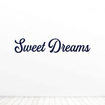 Sweet Dreams Décor Qoute Vinyl Wall Decal Sticker