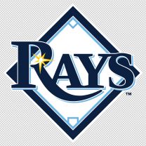 Tampa Bay Rays Baseball Team Logo Decal Sticker