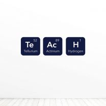 Teach Periodic Table Quote Vinyl Wall Decal Sticker