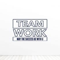 Teamwork May The Success Be With You Starwars Office Work Quote Vinyl Wall Decal Sticker