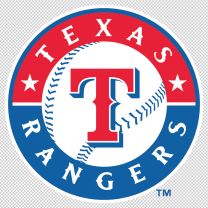 Texas Rangers Baseball Team Logo Decal Sticker