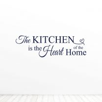 The Kitchen Is The Heart Of The Home Quote Vinyl Wall Decal Sticker