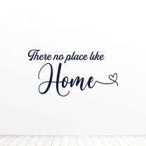 There's No Place Like Home Quote Vinyl Wall Decal Sticker