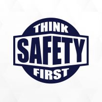 Think Safety Ambulance Decal Sticker