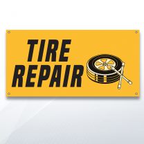 Tire Repair Digitally Printed Banner