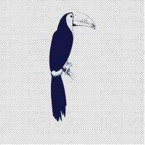 Toucan Birds Animal Shape Vinyl Decal Sticker