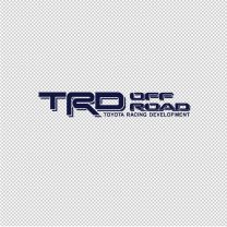 Toyota Trd Off Road 4x4 Truck Racing Tacoma Vinyl Decal Sticker