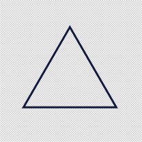 Triangle Shapes Symbols Vinyl Decal Sticker