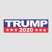 Trump 2020 Bumper Decal Sticker